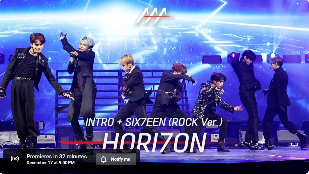 📺| Youtube Update!

Ready to rock once again and relish the awesomeness of our It boys, HORI7ON? Watch their 2023 AAA performance in a few minutes and revel in their rock version of SIX7EEN. 

🇺🇸 6:00PM PST / 9:00PM EST 
🇵🇭 10:00AM PHT

🔗youtu.be/9F23ZmVk1lg?si…

#HORI7ON