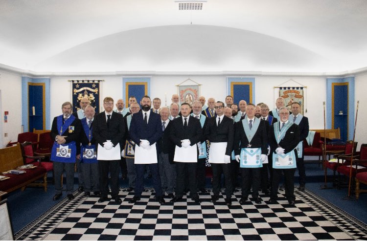 What a great day at Derbyshire Motorcycle Lodge. 4 initiations (a double/double). 
Photo of the candidates &amp; team that were involved in the ceremony.

@Derbysfreemason
<a href="/UGLE_GrandLodge/">United Grand Lodge of England</a>
<a href="/Porchway/">The Porchway Club</a>
<a href="/Shaun_UGLE/">Shaun Butler ACIM</a> 
@DMRAChapter
@DerbysRarchPGC
<a href="/DerbysRoyalArch/">Derbys RoyalArch</a>
<a href="/UGLE_GrandLodge/">United Grand Lodge of England</a>
