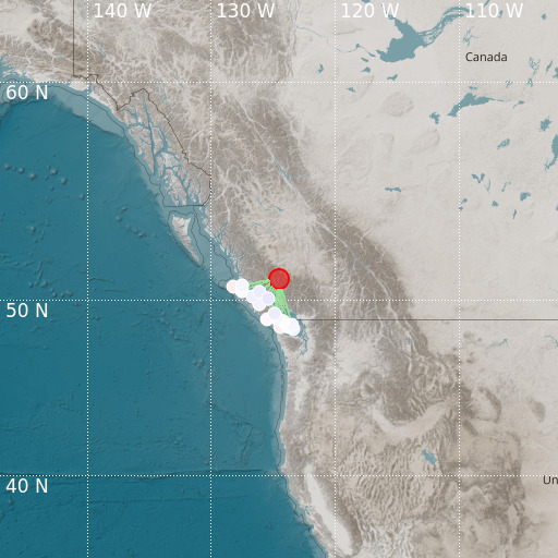 NCseismicobserv's tweet image. ird2023yugrhn British Columbia, Canada MLv 5.0 2023/12/17 23:23:15  - Event has not yet been reviewed by a seismologist. For subsequent updates and details, please see  bit.ly/3TAJ0CK #earthquake #seisme #terremoto