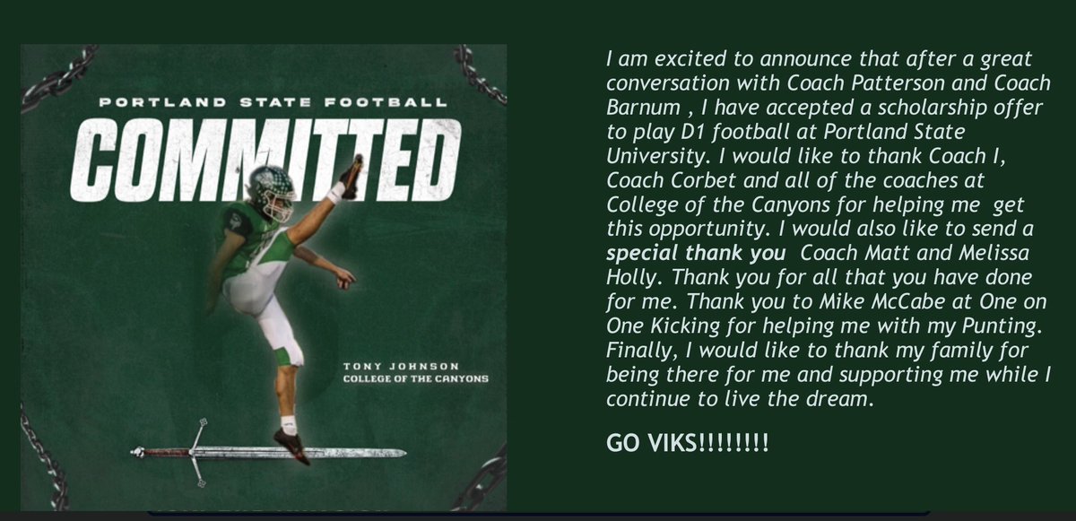 Tony Johnson (@johnson390123) on Twitter photo Looking forward to my next chapter in life! <a href="/cocfb/">Cougars Football</a> <a href="/holly_coach/">Matt Holly</a> <a href="/melissaholly622/">Melissa Holly</a> <a href="/CoachICOC/">Coach Iacenda</a> <a href="/DCorbet55/">Coach Corbet</a> <a href="/OneOnOneKicking/">OneOnOne Kicking Camps🏈</a> <a href="/_Mike_McCabe/">Coach Mike McCabe</a> <a href="/coachapatterson/">AC Patterson</a> <a href="/ParkerEHenry/">Parker Henry</a> <a href="/CoachBarnum69/">Bruce Barnum</a> #thisipromise #goviks Looking forward to my next chapter in life! <a href="/cocfb/">Cougars Football</a> <a href="/holly_coach/">Matt Holly</a> <a href="/melissaholly622/">Melissa Holly</a> <a href="/CoachICOC/">Coach Iacenda</a> <a href="/DCorbet55/">Coach Corbet</a> <a href="/OneOnOneKicking/">OneOnOne Kicking Camps🏈</a> <a href="/_Mike_McCabe/">Coach Mike McCabe</a> <a href="/coachapatterson/">AC Patterson</a> <a href="/ParkerEHenry/">Parker Henry</a> <a href="/CoachBarnum69/">Bruce Barnum</a> #thisipromise #goviks