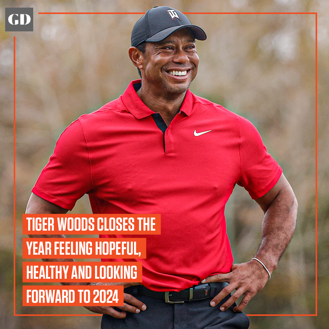 Tiger Woods is feeling like himself heading into the new year. 🙌

Full story: glfdig.st/q9r150QjxEI