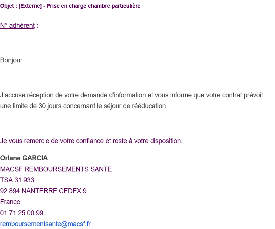 TwittosPreX's tweet image. Mon contrat : "[...] par les établissements de santé sans limitation de durée"
Legifrance sur les SSR/SMR : "l'établissement de santé"
#MACSF : "pas établissement de santé"
@dgccrf @BrunoLeMaire @aur_rousseau @60millions @clcvorg @UFCquechoisir @NicolasGombault @t_houselstein