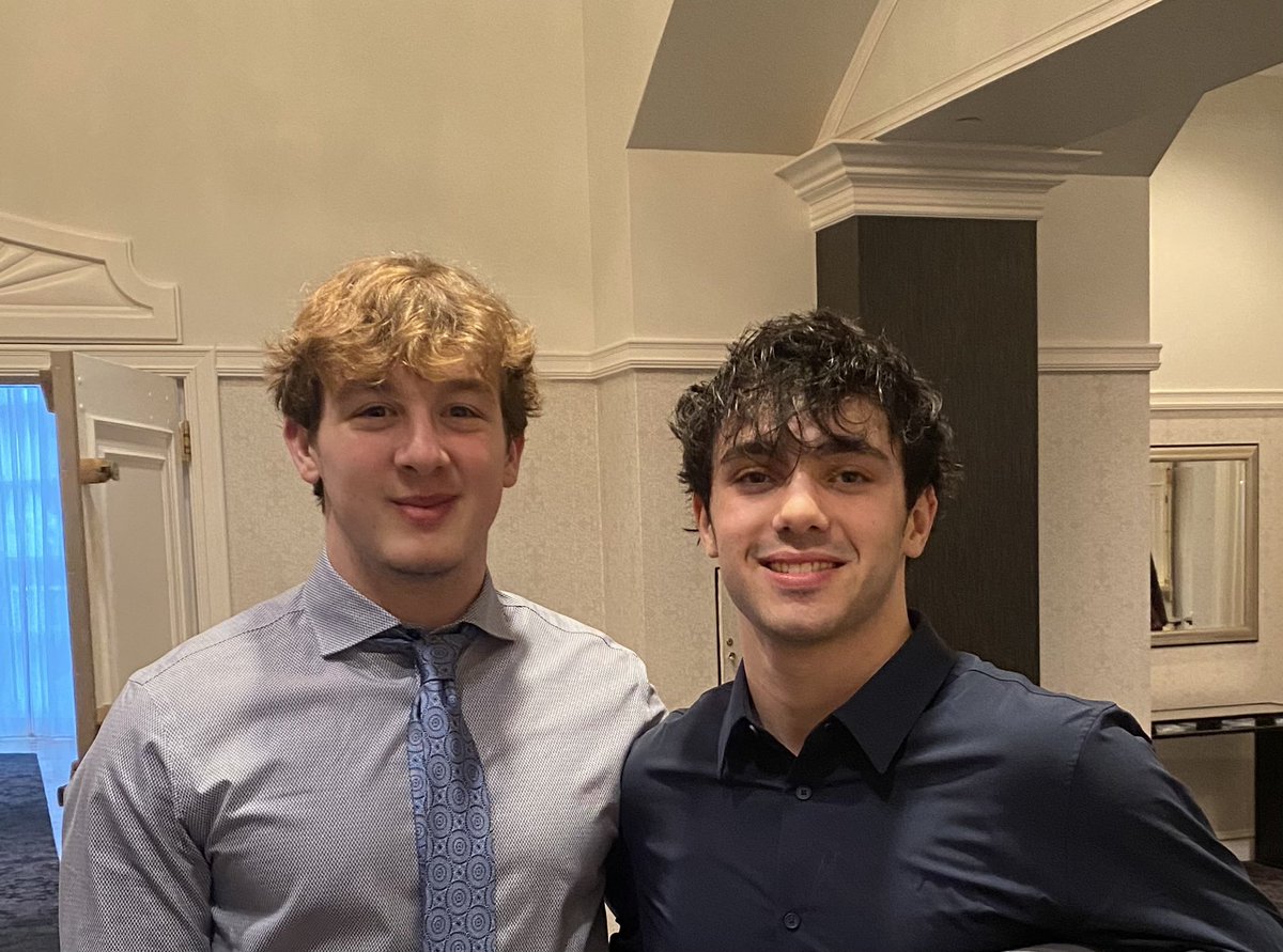 chhstigers's tweet photo. Congrats to Jacob Jones and Ben Reed for being honored today at the Section 1 Football Awards.  A great accomplishment for these 2 athletes to be recognized today among the best of the best across 4 counties in Section 1.  A big thanks to Coach Catano for coming to cheer them on! https://t.co/H0FjEjKcQG