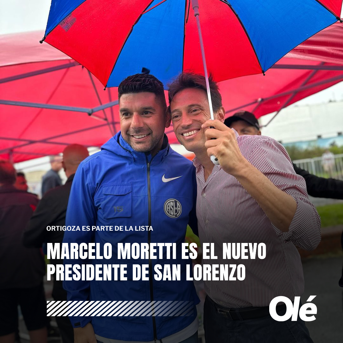 DiarioOle's tweet photo. 🔴🔵 MARCELO MORETTI, NUEVO PRESIDENTE DE SAN LORENZO

🗳️ Fueron las elecciones con más participación de los socios en la historia del Ciclón