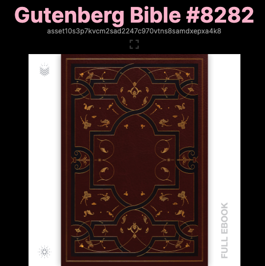 Sunday is a time for gratitude and giving. Let's give away Gute #8282 on #Cardano.

To enter: like, follow, repost, and tag your favorite crypto influencer (whom I'll give a 🎁 to, also).

And since I won't give this out until after the $BOOK drop, I'm including 8282 $BOOK.