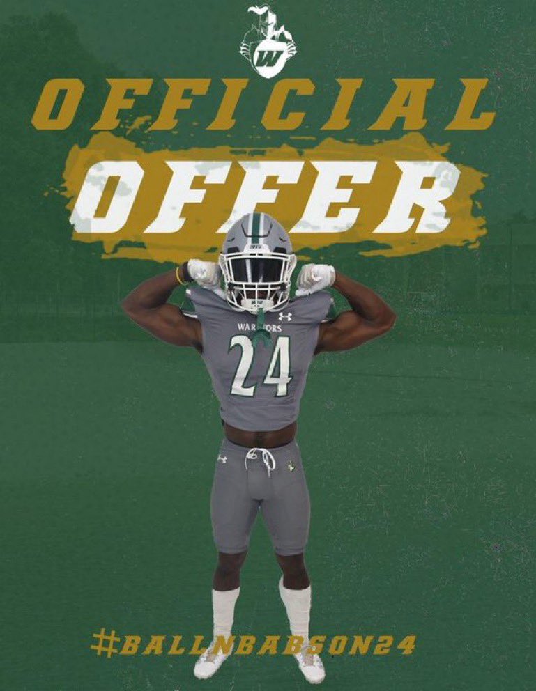 After a great day at <a href="/WebberFB/">Webber Int'l University Football</a> camp I’m blessed to receive my first offer <a href="/_dirtie1/">Chaz’ Mackey💰🔌</a> @carr_show <a href="/HamptonAntwuan/">Antwuan Hampton</a> <a href="/coachj_rob/">Coach Robinson</a>