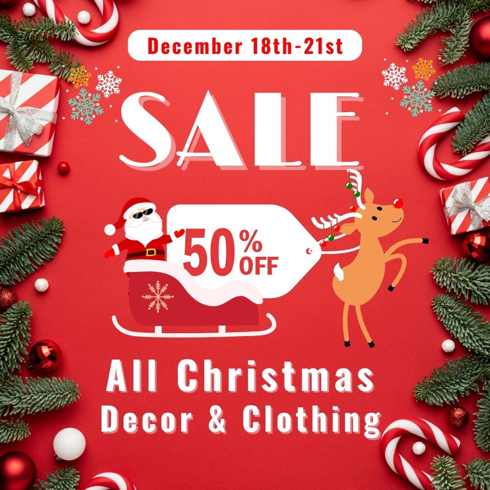 SALE: 50% Off All Christmas Items - Dec 18th-21st 🎄
Bring Christmas Magic into Your Home for Less!
.
.
.
#casselberry #altamontesprings #orlando #florida #thriftstorefind #thriftstyle #thriftedfashion #thriftfind #ThriftSociety