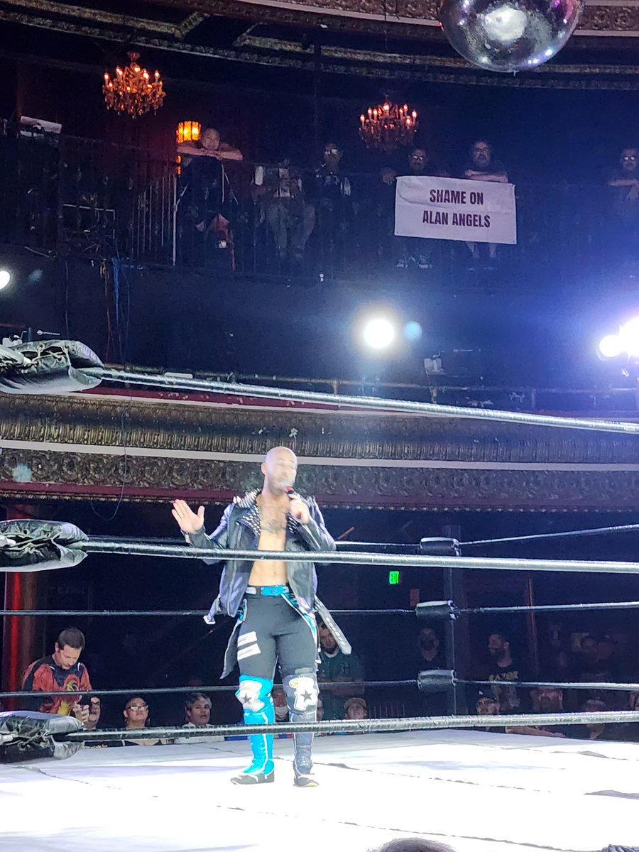 sdkeithh's tweet photo. @Alan_V_Angels is not the most popular guy in Prestige Pro Wrestling. https://t.co/zNA558V3ll