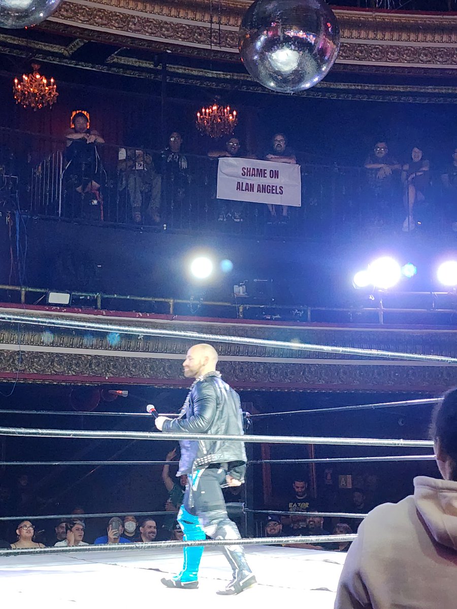 sdkeithh's tweet photo. @Alan_V_Angels is not the most popular guy in Prestige Pro Wrestling. https://t.co/zNA558V3ll