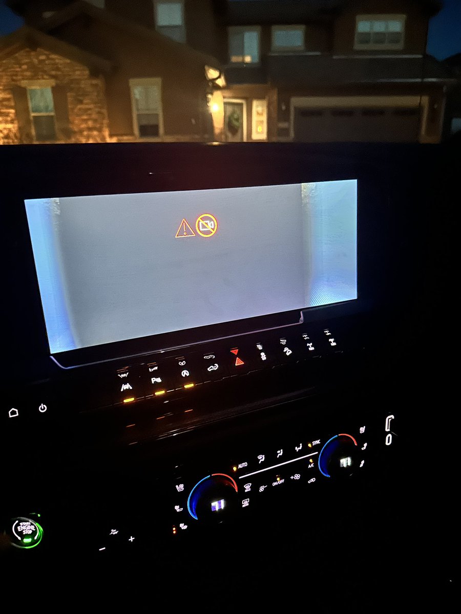 TheMHoward's tweet photo. @chevrolet - Bought the new Silverado ZR2 last year.  I see the quality hasn’t changed! Cameras are out for the 2nd Time in 6 months.  #poorquality #SafetyFirst Hope you are not attempting to deliver autonomous driving. https://t.co/TIZpmQKEls