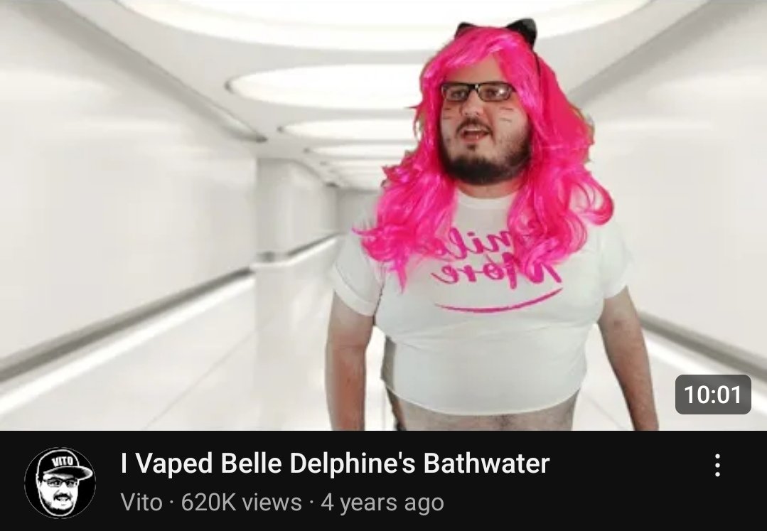 I Vaped Belle Delphine's Bathwater 