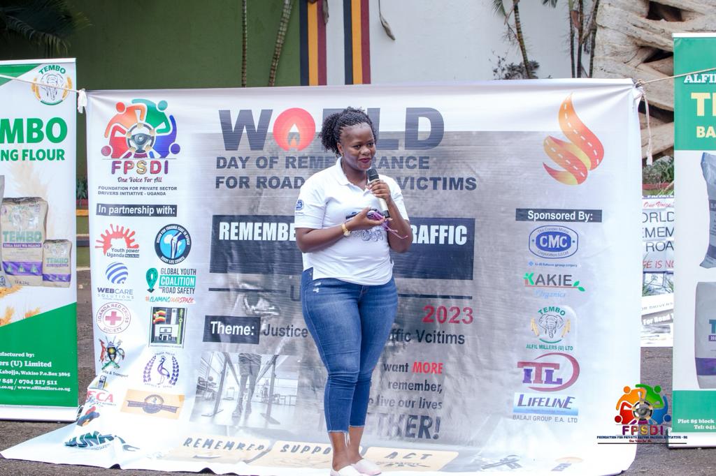 We recently collaborated with the Foundation for Private Sector Initiative Uganda (FPSDI), the Ministry of Works and Transport (MoWT), and Road Peace (UK) to mark the World Day of Remembrance for Road Traffic Victims Event 2023.

With over 500 attendees, including Road Safety