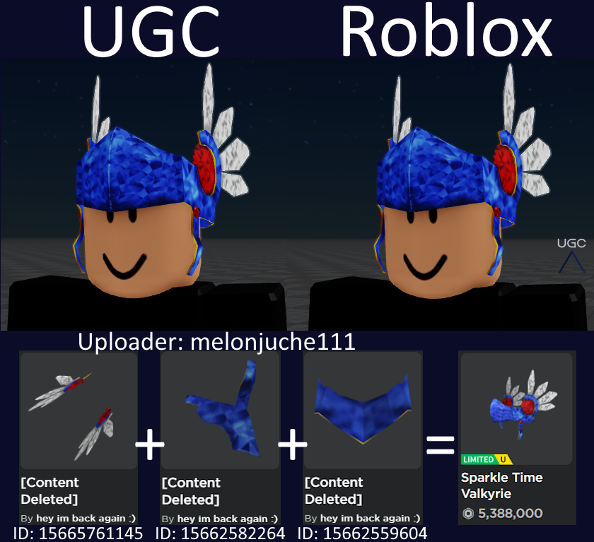 NEW ROBLOX SPARKLE LIMITED FACE 