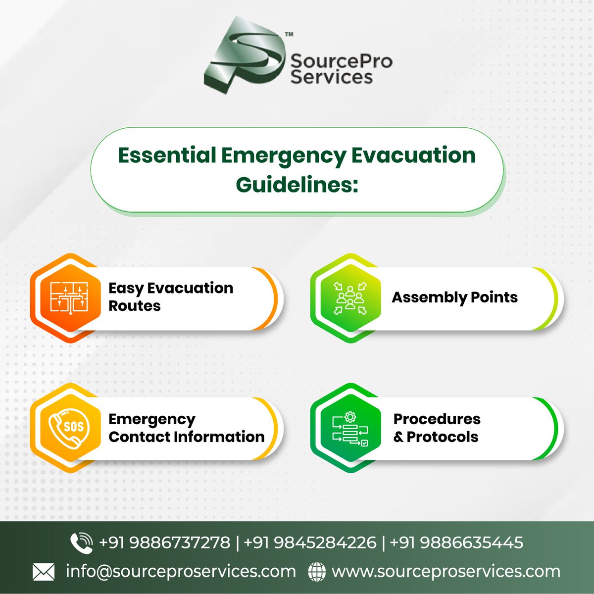 sourcepro986's tweet image. In times of crisis, preparedness is paramount! From evacuation routes to designated assembly points, equip yourself with the necessary know-how for a swift response during emergencies.

Visit: sourceproservices.com

#SecurityServicesBanaglore #securityguardServices