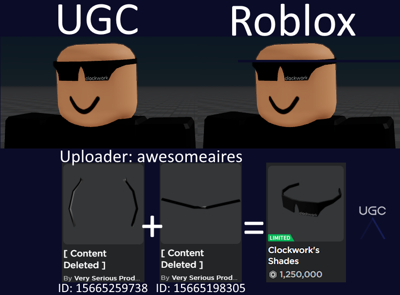 Peak” UGC on X: UGC creator onift uploaded 6 1:1 copies of the limited  face Prankster. #Roblox #RobloxUGC  / X