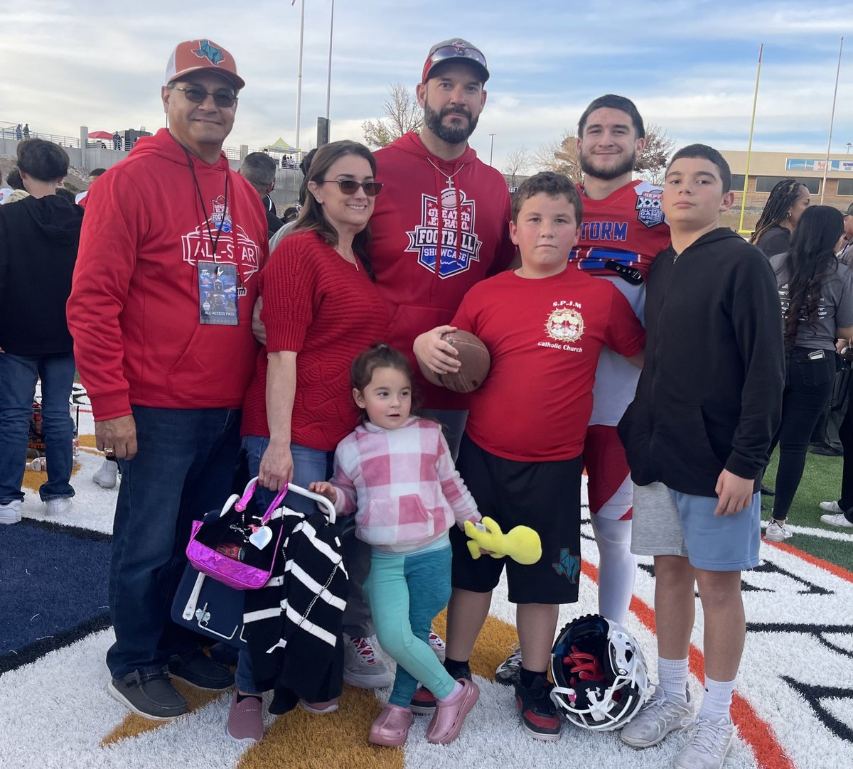 Great way to spend a Saturday. Dad✅ Brother✅ Son played on a winner✅ Family after the “DUB”✅