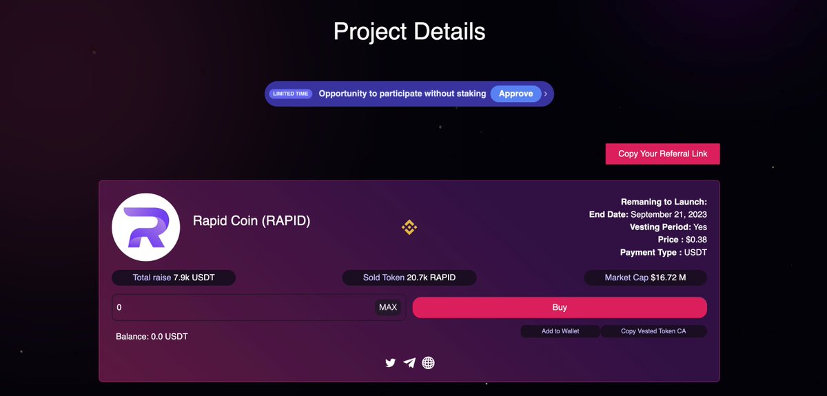 GLIStarter's tweet photo. 🚀 GLI has evolved from a MEME token to its own project, now managed with a LaunchPad. 
🌐 We are updating the data for GLI Token. 
Stay tuned for the latest developments in our project! 
#GLI #RapidChainFoundation #LaunchPad 🚀 https://t.co/gpsz1s1IVc