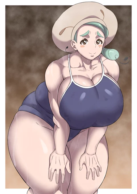 お題箱よりスク水のカエデさん 