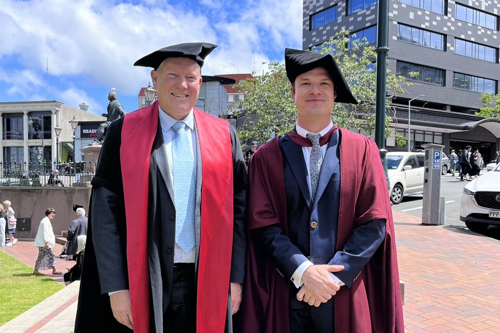 Celebrated receiving my Doctor of Philosophy this week at <a href="/otago/">University of Otago</a>! Grateful for all the support during my PhD.