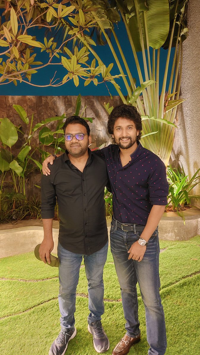 Blockbuster #Hi Nanna
With my hero.
Blessed to be part of this movie as a dialogue writer.