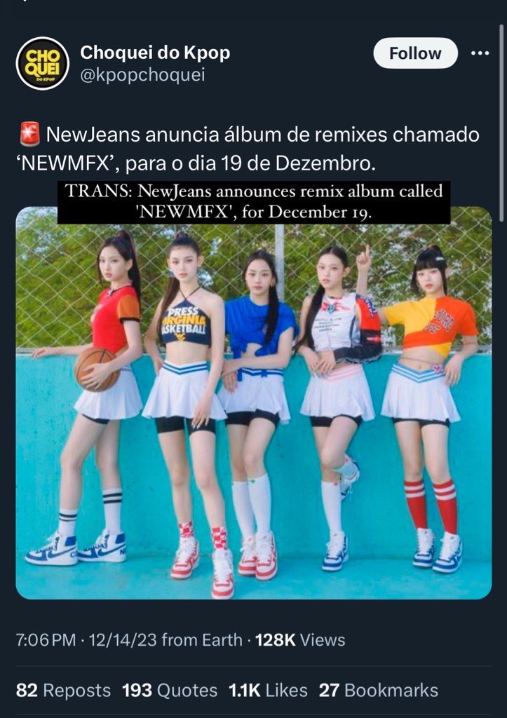 NEWJEANS BRASIL 🐇 on X: 📝 11.12.22 — Tradução de trecho de