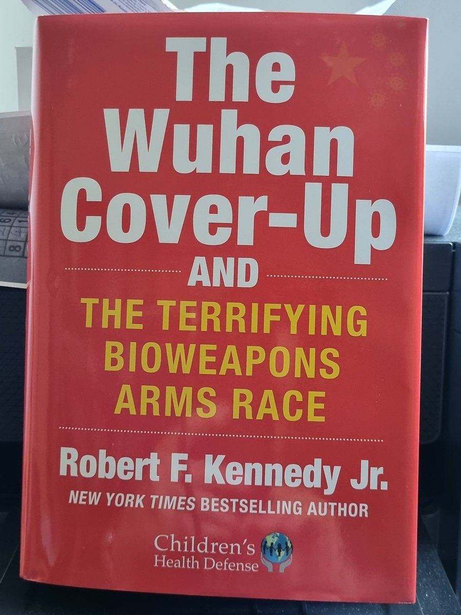 Just received my early Christmas present. Should be an excellent read. 
#wuhanlableak #DoD #Bioweapon