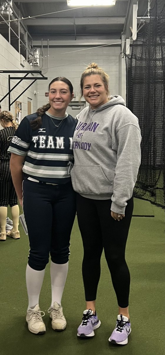 Erin Mcdaid 2025 (College of Charleston) (@erinmcdaid2025) on Twitter photo Thank you <a href="/FurmanSoftball/">Furman Softball</a> for a great pitching/hitting clinic. I appreciate the valuable feedback & adjustments from <a href="/StaceyJW26/">Stacey Johnson-Whitfield</a> & hitting tips from <a href="/CoachAHayes/">Amanda Hayes Young</a> <a href="/jwint11/">John Winters</a> & Coach Nix.I will continue to work on the adjustments & I can’t wait to be back in January <a href="/TeamNC_Britt/">Team North Carolina (Britt)</a> Thank you <a href="/FurmanSoftball/">Furman Softball</a> for a great pitching/hitting clinic. I appreciate the valuable feedback & adjustments from <a href="/StaceyJW26/">Stacey Johnson-Whitfield</a> & hitting tips from <a href="/CoachAHayes/">Amanda Hayes Young</a> <a href="/jwint11/">John Winters</a> & Coach Nix.I will continue to work on the adjustments & I can’t wait to be back in January <a href="/TeamNC_Britt/">Team North Carolina (Britt)</a>