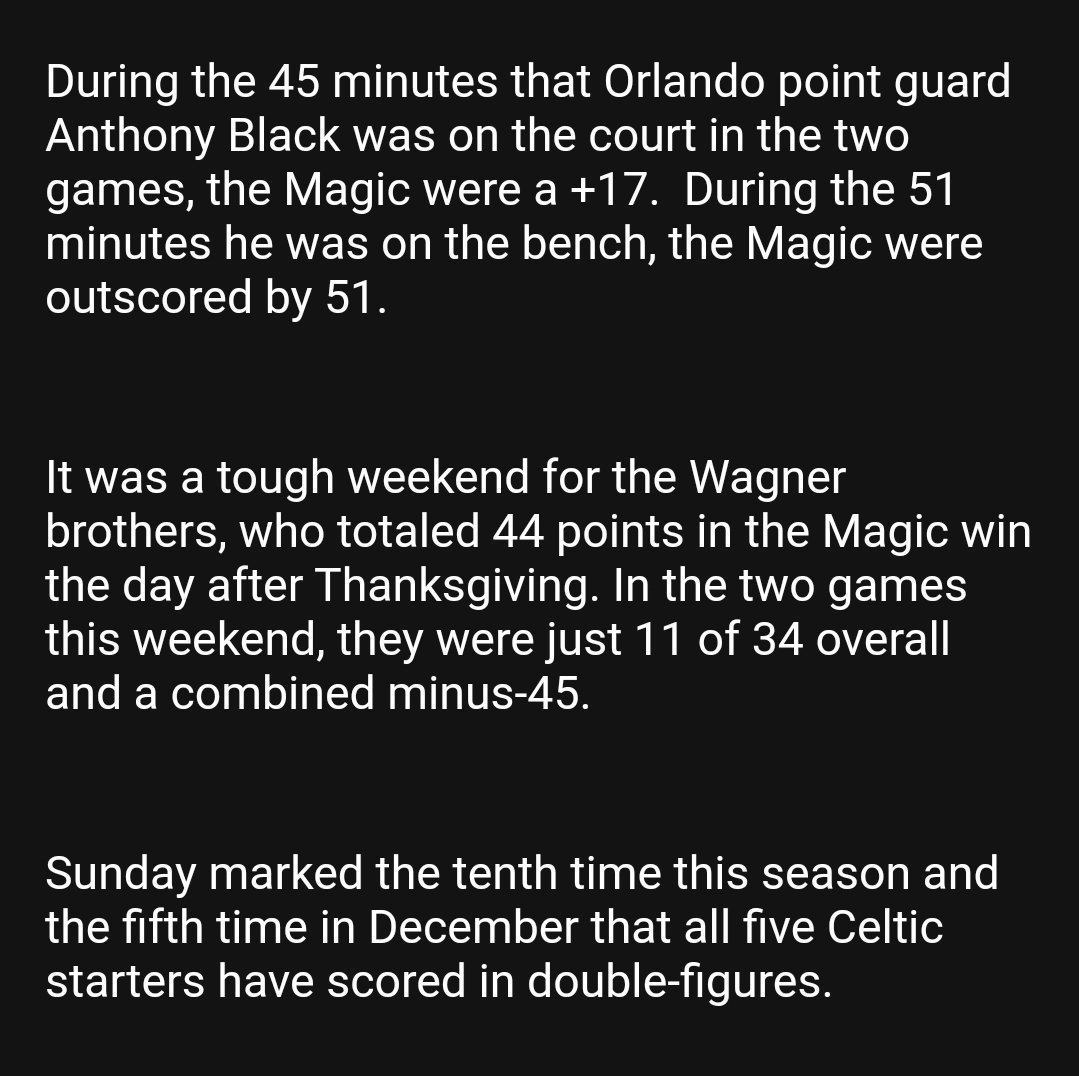 Post Game - Celtics vs. Magic - Sunday, December 17 (W) GBmKmUQWYAAh9zv?format=jpg