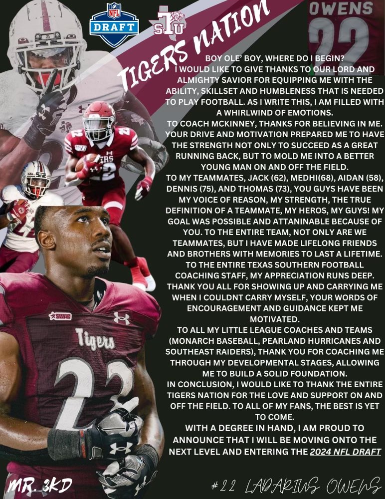 LaDarius Owens tweet media