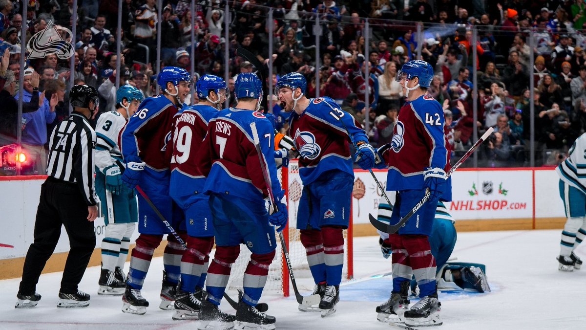 Avalanche's tweet photo. A Kelci captured celly 📸

#GoAvsGo | #NextGenAvs https://t.co/sZG7Gqa3oA