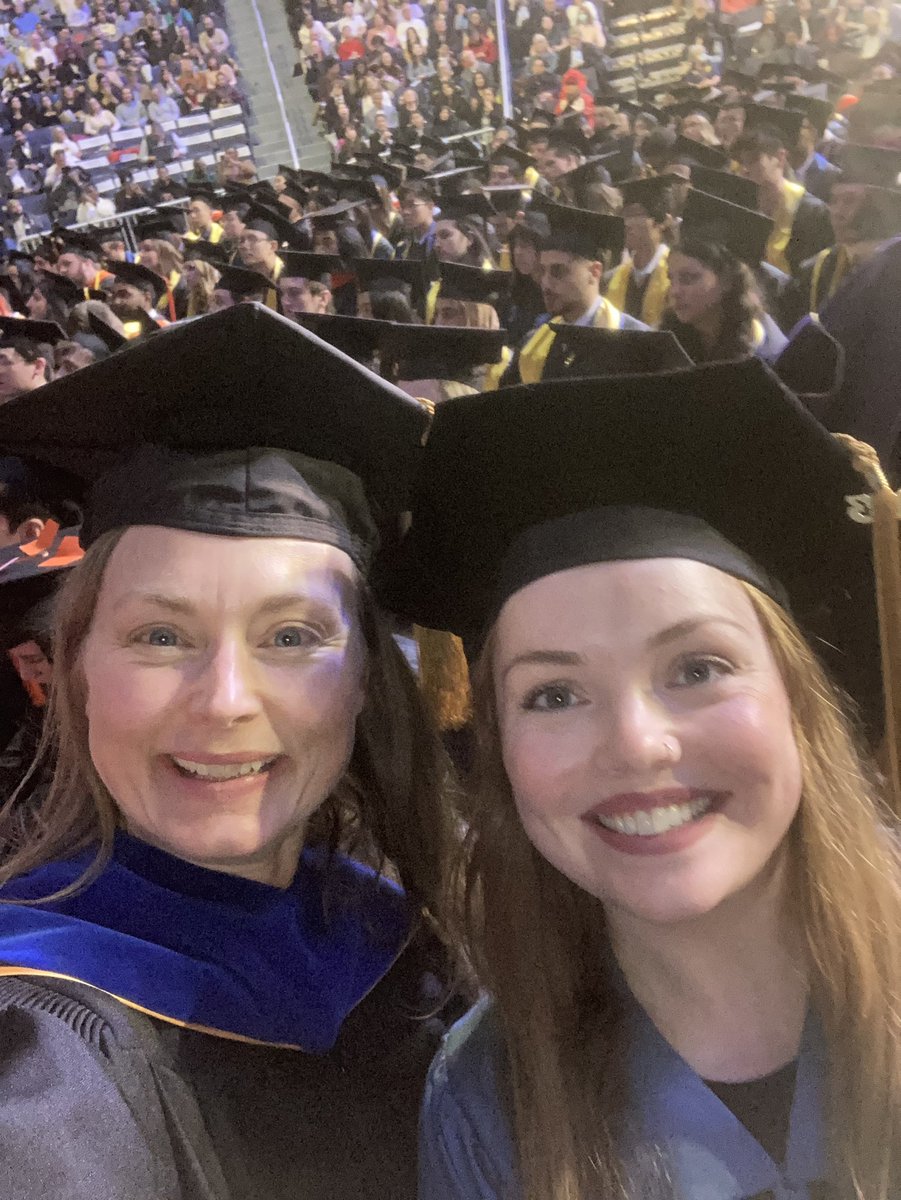 Super happy to hood Shannon Loftus today! Congratulations! @UMichImmunology #mgrad2023