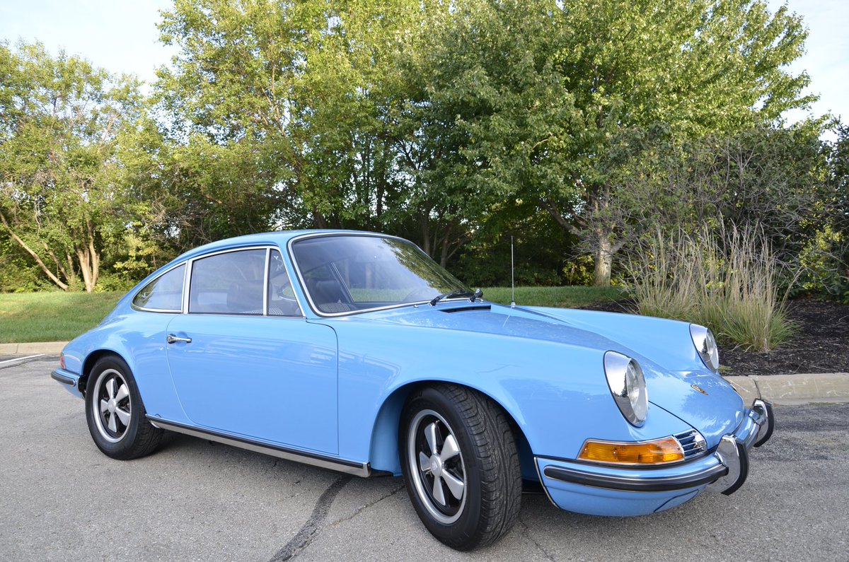 AKSummers's tweet photo. @RealJamesWoods Love your burgandy, but think our 1971 pastel blue with pepita seats is pretty sweet too! https://t.co/WM85lPi1It