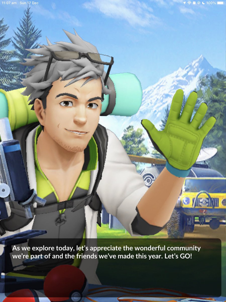 Love this! Positive vibes from Professor Willow on #PokemonGOCommunityDay about in-person communities coming together.

#PokemonGO #MeetYouOutThere