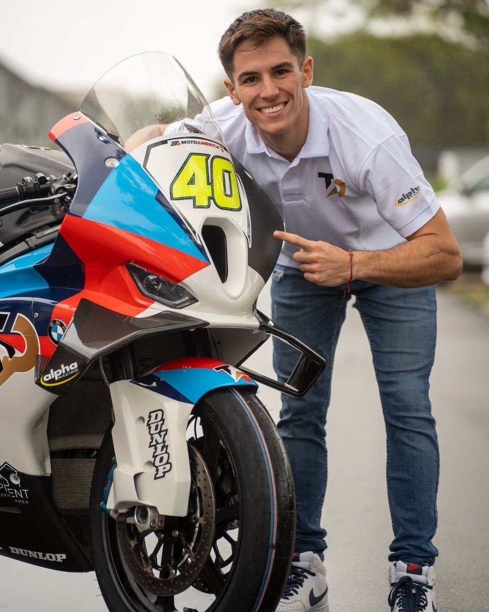 I’m extremely excited to announce that in 2024 I’ll be racing in the @MotoAmerica Superbike class, together with Top Pro Motorsports, aboard a @alphaRacing @BMWMotorradMoSp M1000RR. I’m ready for this new chapter in my career, let’s go do this! 🇺🇸 #SDK #BMW #Superbike