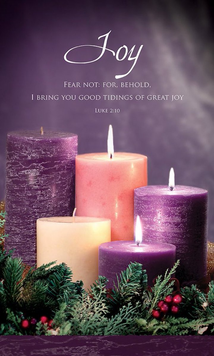 Today we lit the 3rd candle - filling our hearts with joyful anticipation for the coming of the Lord.