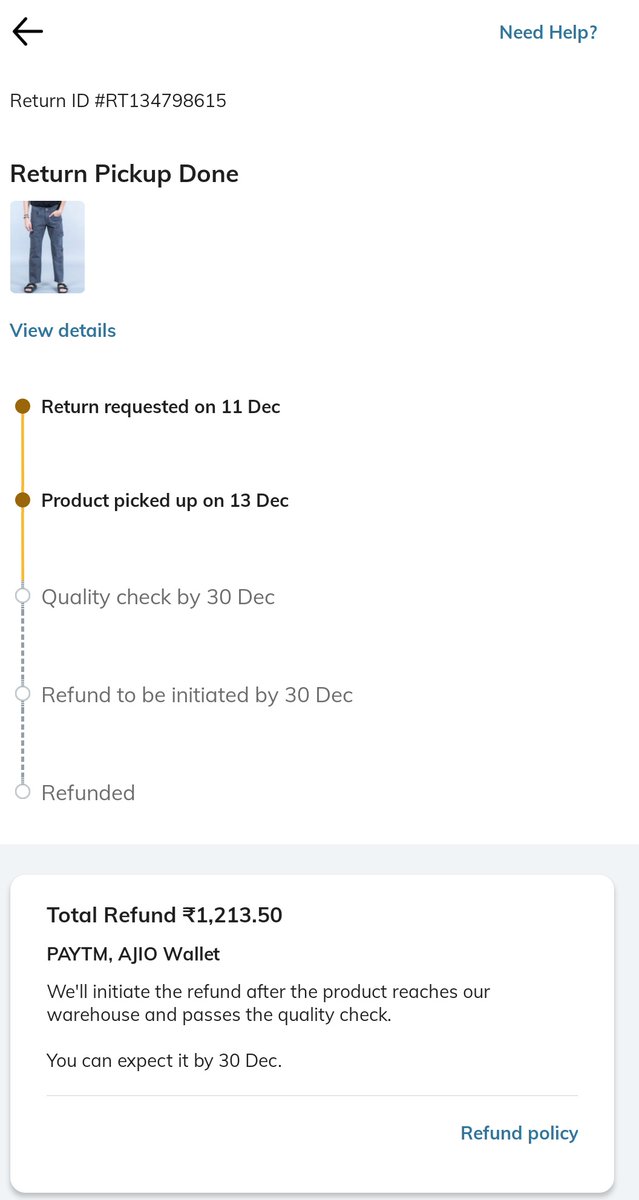 ad_mymenu's tweet image. AJIOLife, my product was picked up on Dec 13, yet stuck in processing with no updates. No notifications received. 🤔 If it can reach me in 4 days, why the delay in your warehouse for 15 days? Hoping for a quicker resolution. 🙏 #AJIO #CustomerService #DelayedProcess
