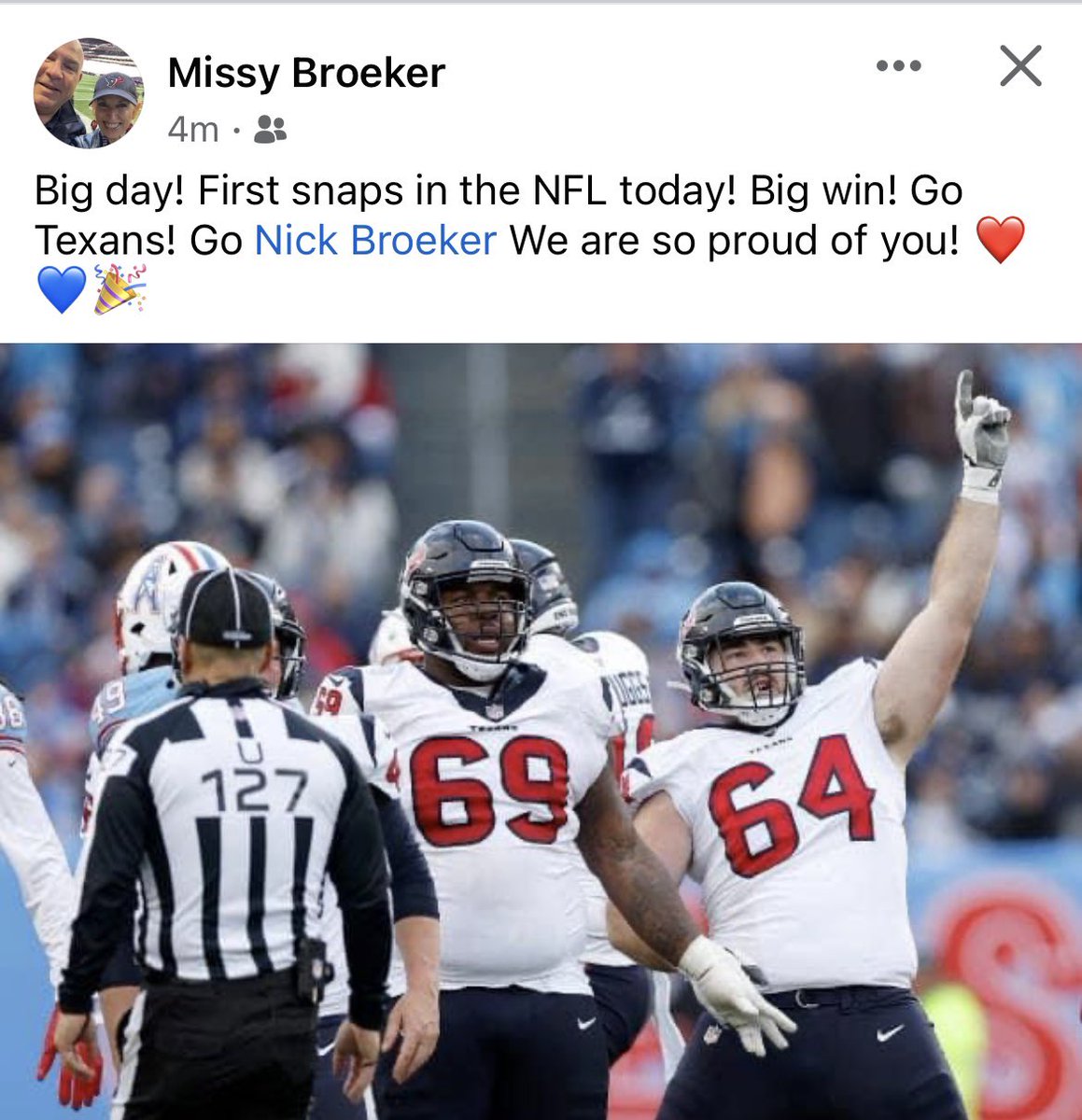 Former Cyclone up to big things! @NickBro3ker 🌪️🏈📸: @missy_broeker Great job Broek! @CoachAndersonOL @jdashg