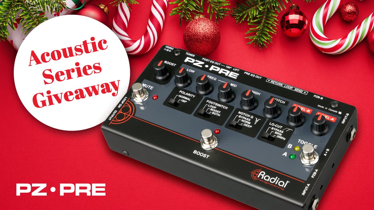 Amber Technology (@ambertechnology) on Twitter photo This week’s giveaway prize from Radial Engineering is the PZ-PRE! To enter, simply submit your email on the entry form here: hubs.li/Q02df3_K0
<a href="/Radial_Eng/">Radial Engineering</a> This week’s giveaway prize from Radial Engineering is the PZ-PRE! To enter, simply submit your email on the entry form here: hubs.li/Q02df3_K0
<a href="/Radial_Eng/">Radial Engineering</a>