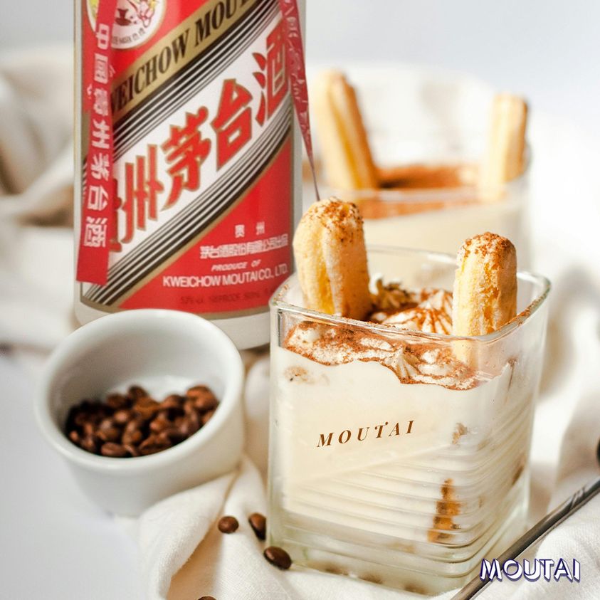 Add a little depth to your tiramisu when crafted with some #Moutai. Take a spoonful of delight and savor. What notes do you recognize?
#MoreTastes #China