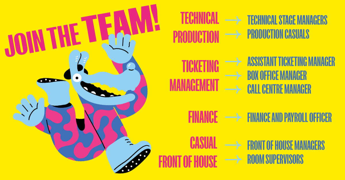 We’re hiring a bunch of roles for our 2024 season, so if you or anyone you know is looking for a new opportunity, now is the chance to join our team! We have roles across technical production, ticketing, finance, and front of house. For more info head to: lnkd.in/gUHBa4N