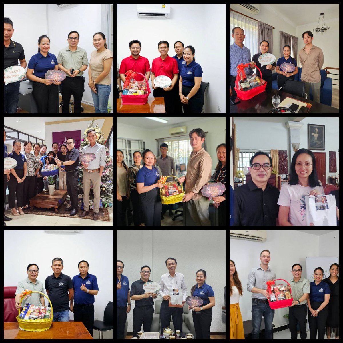 🎉 Mission Accomplished! 
We successfully completed our festive greeting mission in Phnom Penh,
#FestiveGreeting #BusinessPartnership #taraangkorhotel 
#Asianrails #KhiriTravel #satgurutravel #CambodiaAirTraffic #CharmingCambodiaTravelTour