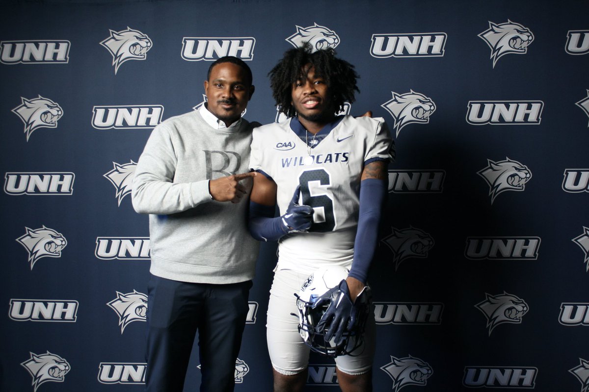Eric Lee (@d1bounde22) on Twitter photo It's a Great Day to be a Wildcat !! Thank you to my Family, @CoachWatkinsUNH, and <a href="/rwsantos2/">Rick Santos</a> for making this possible !!
<a href="/UNH_Football/">New Hampshire Football</a>
#GraniteStrong| #CAT2UNT4MED
@Kminnicksports
@JSZ_sports
<a href="/sjnard/">Marc Narducci</a>
<a href="/McGurkSports/">Tom McGurk</a> <a href="/D2_Athletics/">D2 Athletics 💯</a>
<a href="/Mtrible/">Mark Trible</a>
<a href="/_GridironAccess/">Gridiron Access</a> It's a Great Day to be a Wildcat !! Thank you to my Family, @CoachWatkinsUNH, and <a href="/rwsantos2/">Rick Santos</a> for making this possible !!
<a href="/UNH_Football/">New Hampshire Football</a>
#GraniteStrong| #CAT2UNT4MED
@Kminnicksports
@JSZ_sports
<a href="/sjnard/">Marc Narducci</a>
<a href="/McGurkSports/">Tom McGurk</a> <a href="/D2_Athletics/">D2 Athletics 💯</a>
<a href="/Mtrible/">Mark Trible</a>
<a href="/_GridironAccess/">Gridiron Access</a>