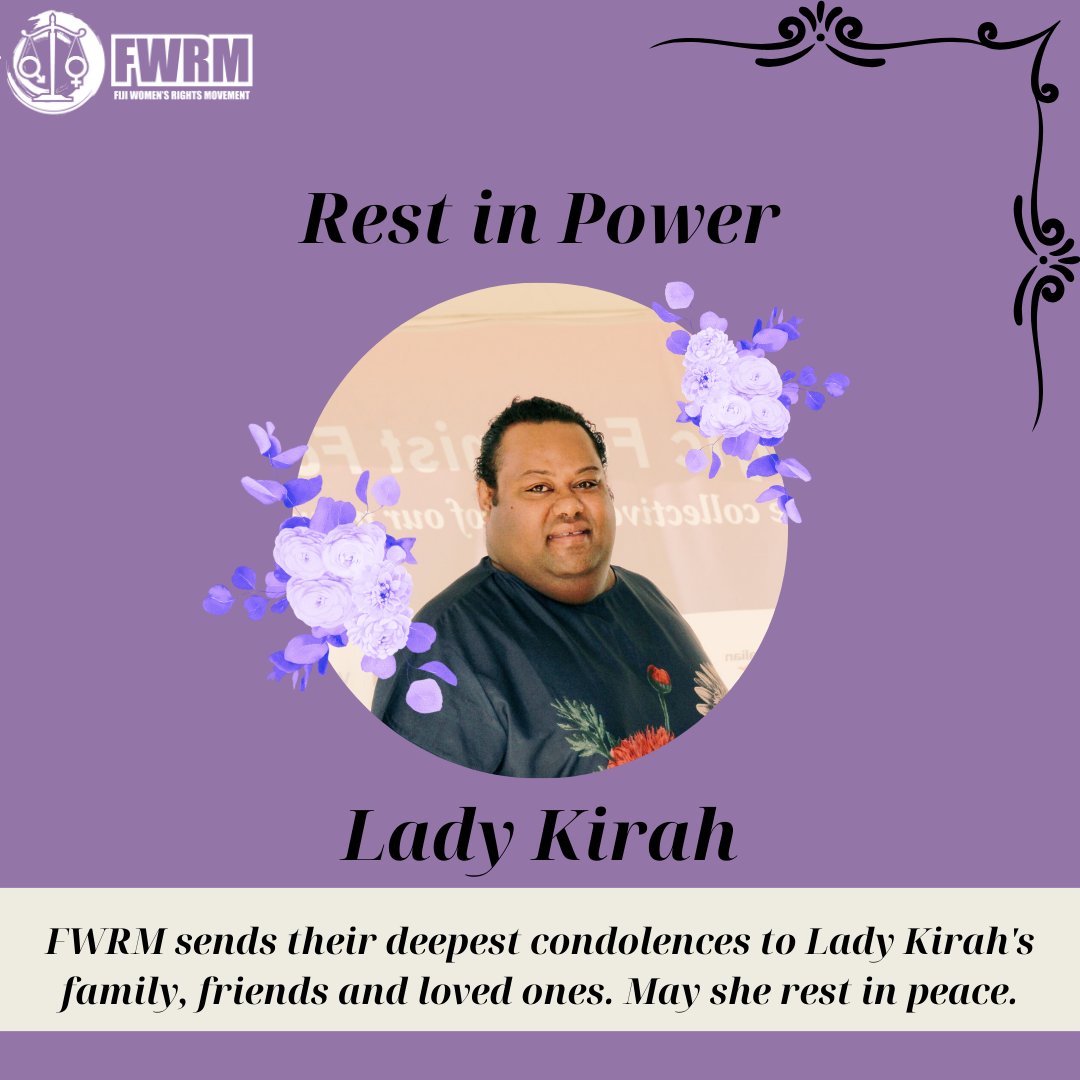 We are deeply saddened with the news of the passing of LGBTIQ activist and advocate for gender equality, Lady Kirah. We send our deepest condolences to all her loved ones. Rest in love Lady Kirah. @rainbowpridefi1
