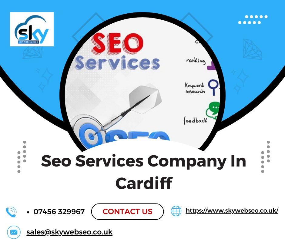 skywebseo's tweet image. Optimize Your Online Presence with Top-Rated SEO Services in Cardiff | Boost Visibility & Rankings
Discover professional SEO services in Cardiff tailored to enhance your website's performance.
Read More: skywebseo.co.uk/seo-services-i…
#seoservicesinCardiff #seoservicescompanyinCardiff