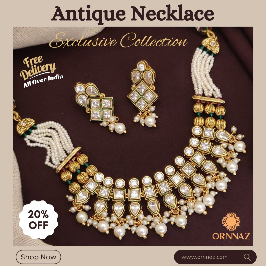 Buy a New Antique Necklace for Women at #ornnaz

Link - ornnazartificialjewellery.com/antique-short-…

#ornnaz
#ornnazartificialjewellery
#antiquenecklace
#shortnecklace
#antiqueshortnecklace
#shortnecklacewithearrings
#necklace
#necklacewithearrings
#shortnecklaceset
#necklacefashion