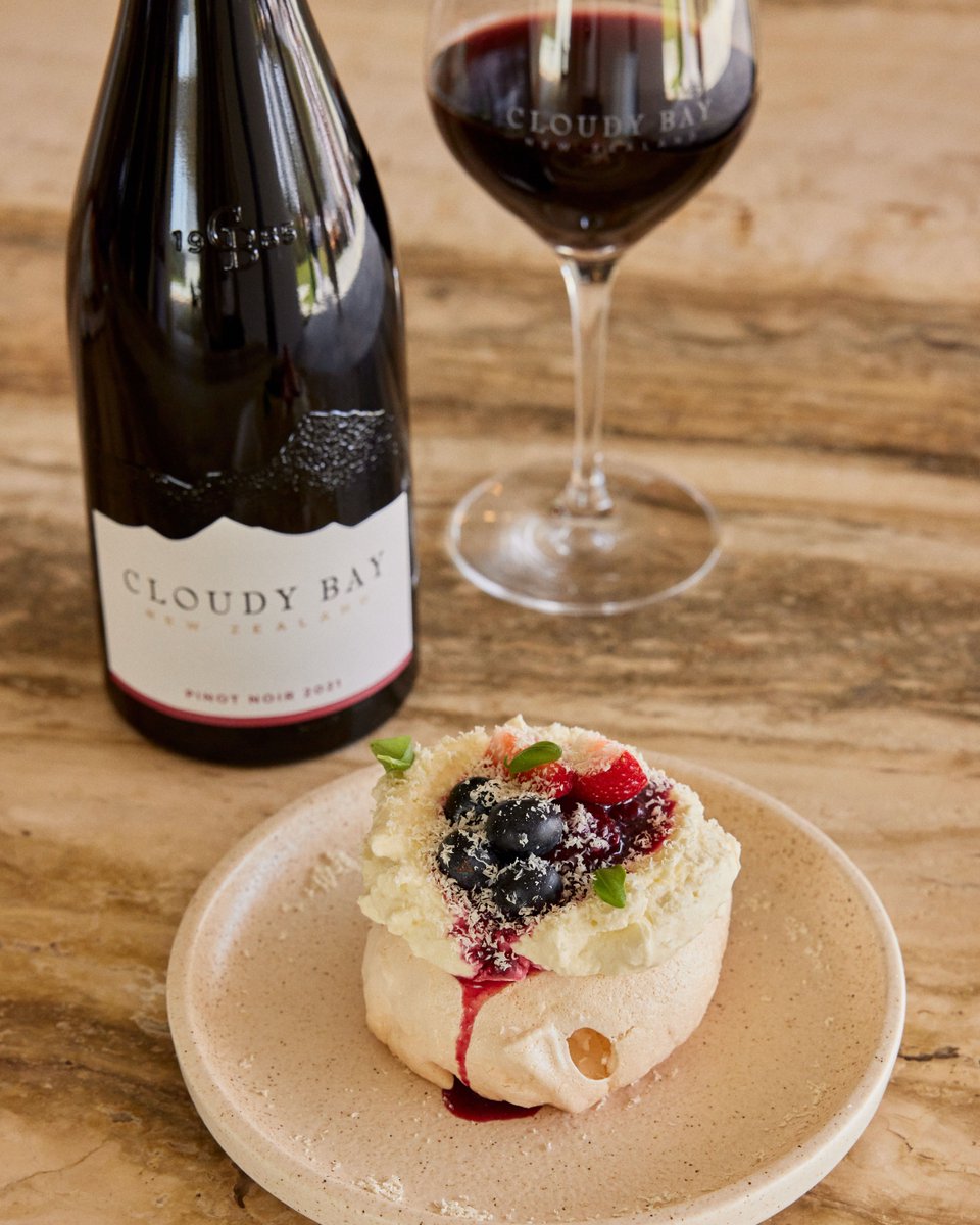 Dive into the sweet side of the holidays with a Kiwi favourite! Polly's and Cote's mini pavlovas are the perfect festive treat to add some joy to your celebrations. 

Please enjoy responsibly.⁣ 
#CloudyBay #PinotNoir #NewZealand