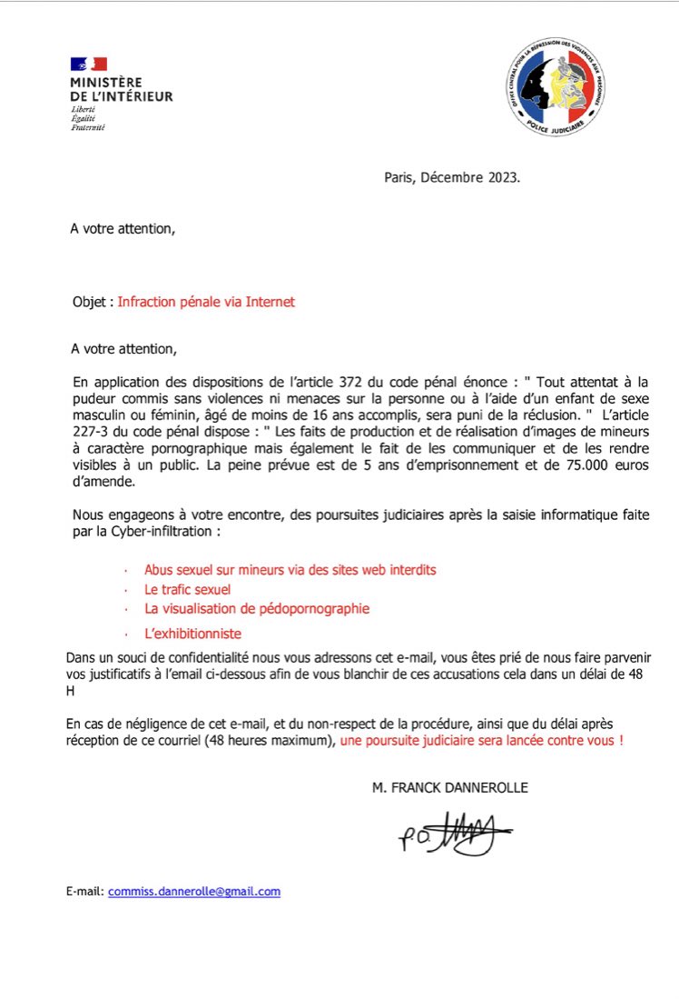 Rebecca Enonchong (@africatechie) on Twitter photo Que la police française convoque par e-mail? Et ils utilisent gmail? Lol. 😂 <a href="/Interieur_Gouv/">Ministère de l'Intérieur</a> Que la police française convoque par e-mail? Et ils utilisent gmail? Lol. 😂 <a href="/Interieur_Gouv/">Ministère de l'Intérieur</a>
