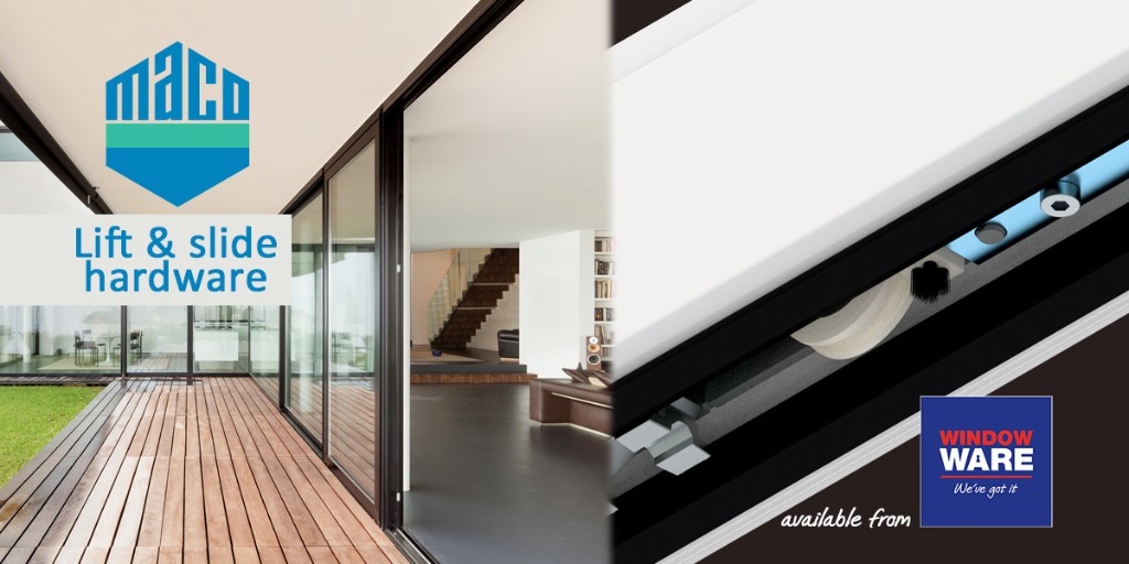 Sheerline fabricators can count on smooth running for their Lift & Slide doors with the MACO Lift & Slide hardware solution. That’s because special brushes built into each roller sweep the track clear with every motion. @UKMACO Read more: ow.ly/cyKR50QiECx