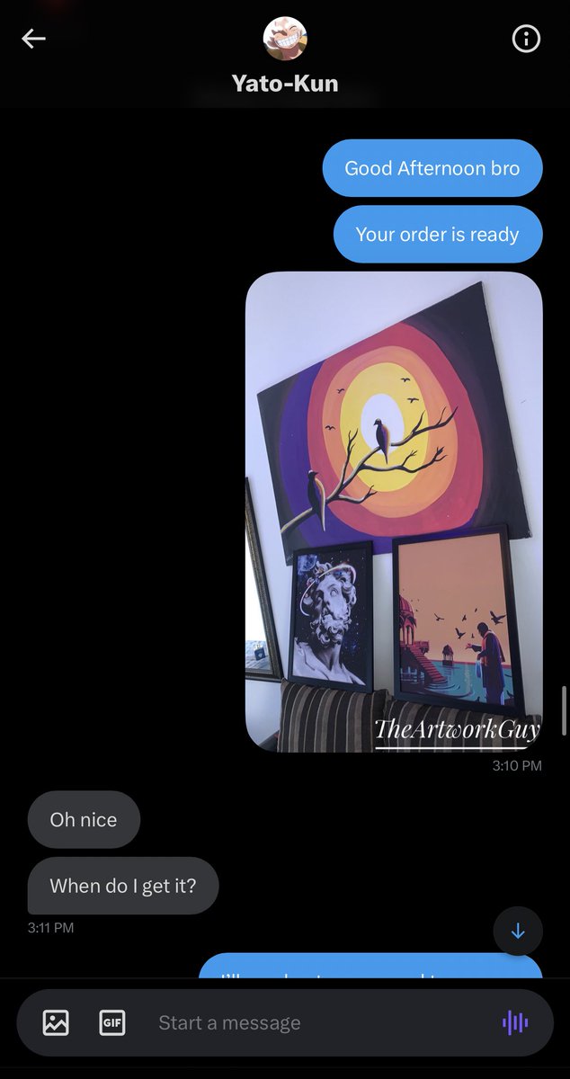 FindingKan's tweet photo. My Client was so happy and satisfied that he recommended his friend🎨✨

I’m really grateful to everyone that has patronized and supported my business❤️

Please Retweet For My New Clients 🖼✨ https://t.co/ZdShYHbvf7