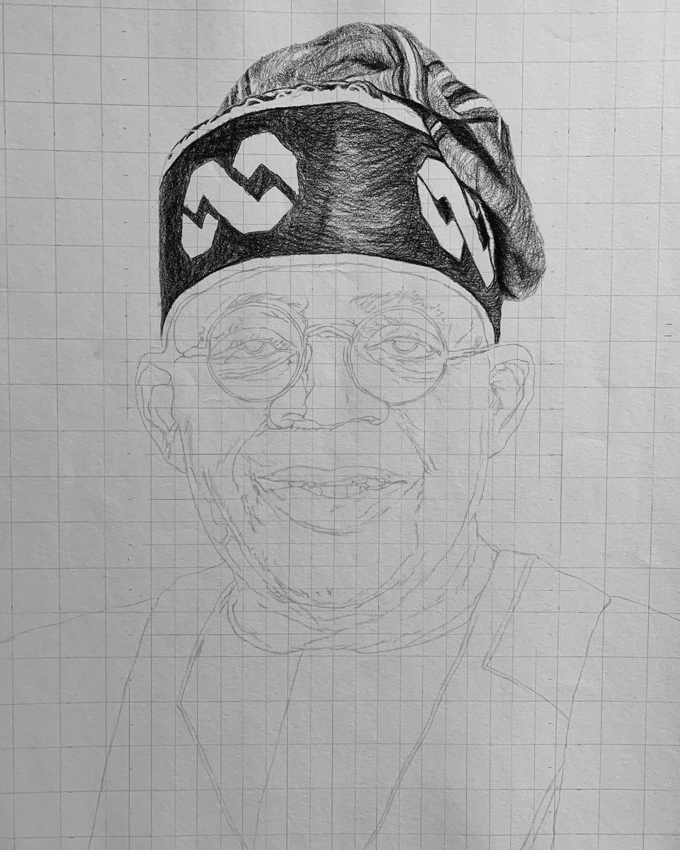 So, In 2021… I made a decision to make a portrait of the C in C that would be the one to commission my coursemates 💙 and I during our passing out parade from the Nigeria Police Academy 👮‍♂️🚔👮‍♀️.
As at then, I didn’t know who it would be. Back to the present… we are in 2023 and